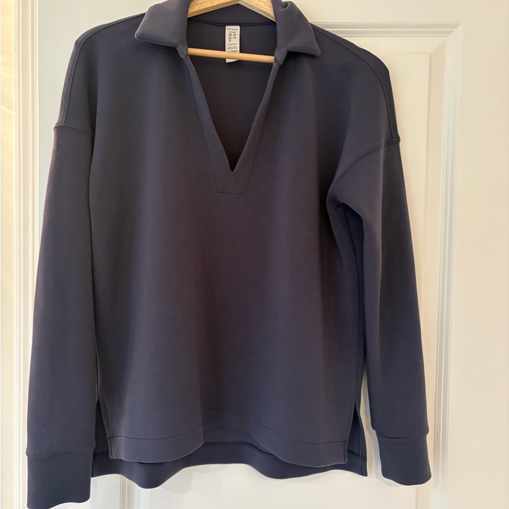 SPANX Heather Gray Top